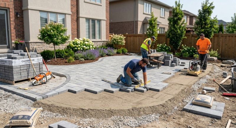 Paver Patio Installation in Boston, MA